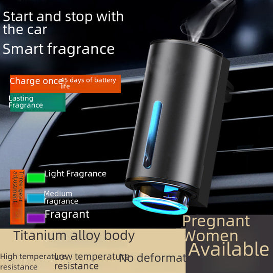 Intelligent Car Fragrance Diffuser Air Vent Spray Expander Perfume Men's Car Interior Long-lasting Light Fragrance